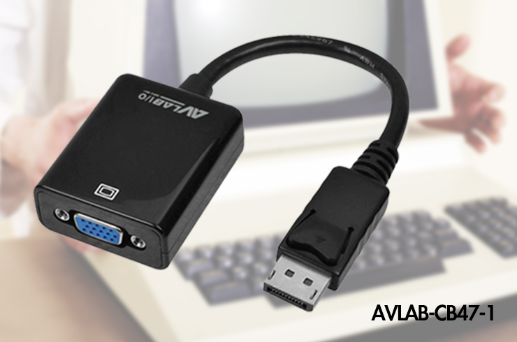 AVLAB DisplayPort to VGA Adapter, 1920x1080