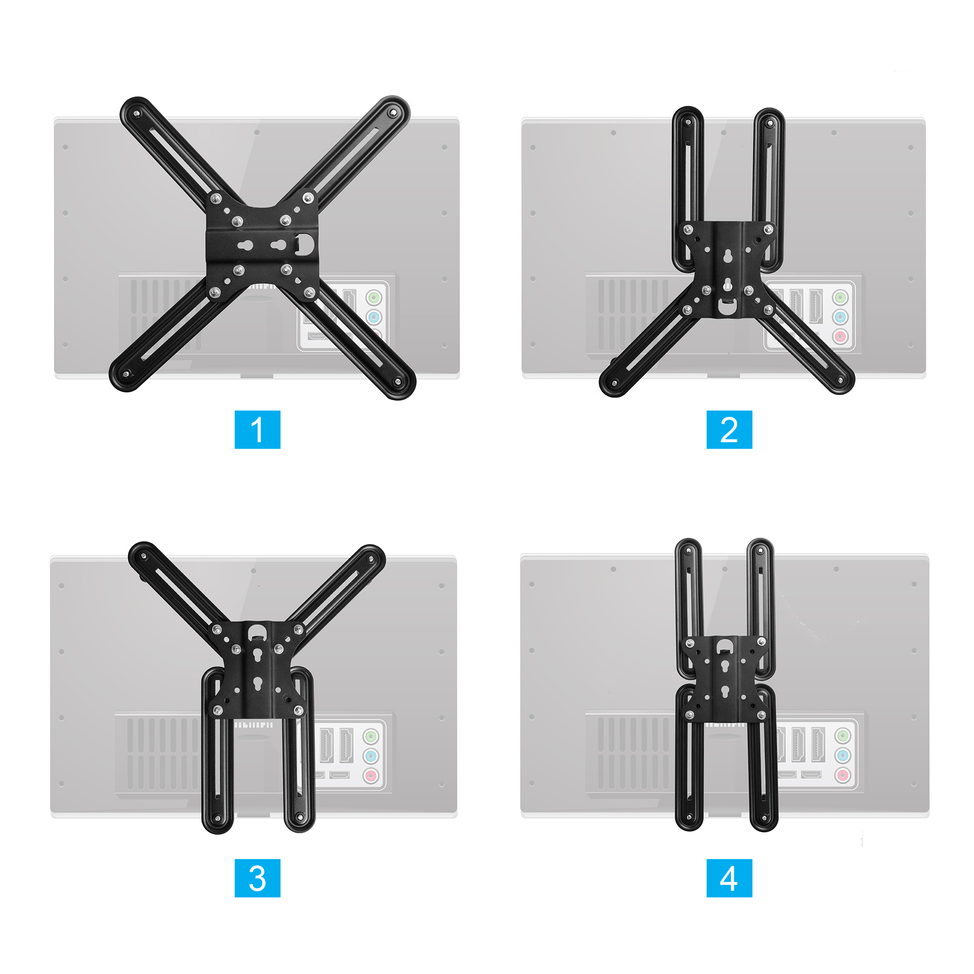 Mount for non clearance vesa monitor