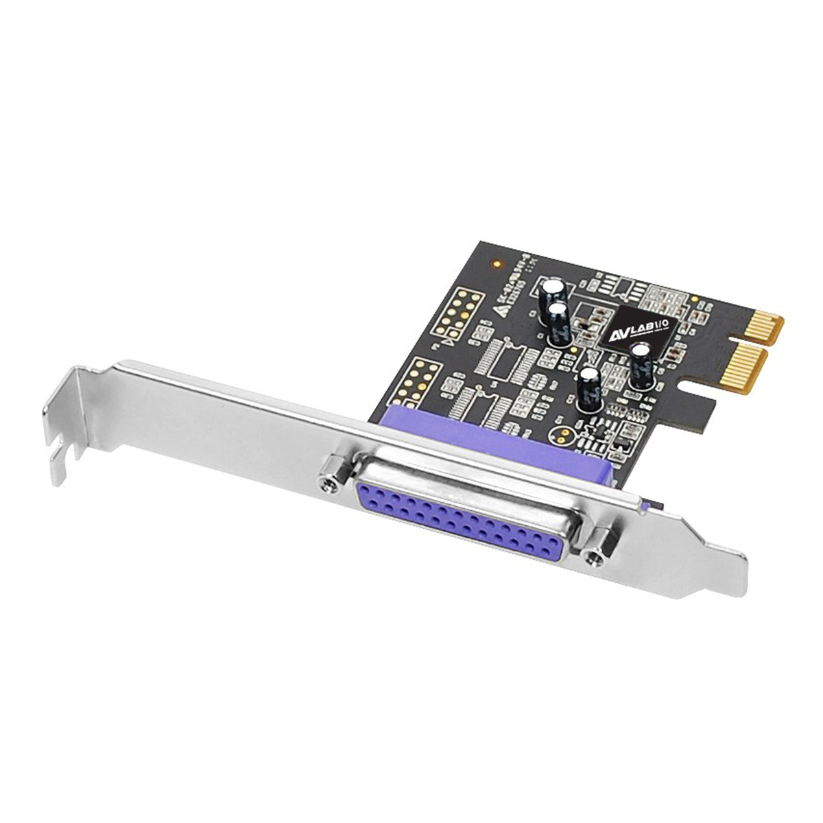 AVLAB 1Port Parallel PCIe, ECP/EPP/SPP, DB25 Port Dual Profile Bracket
