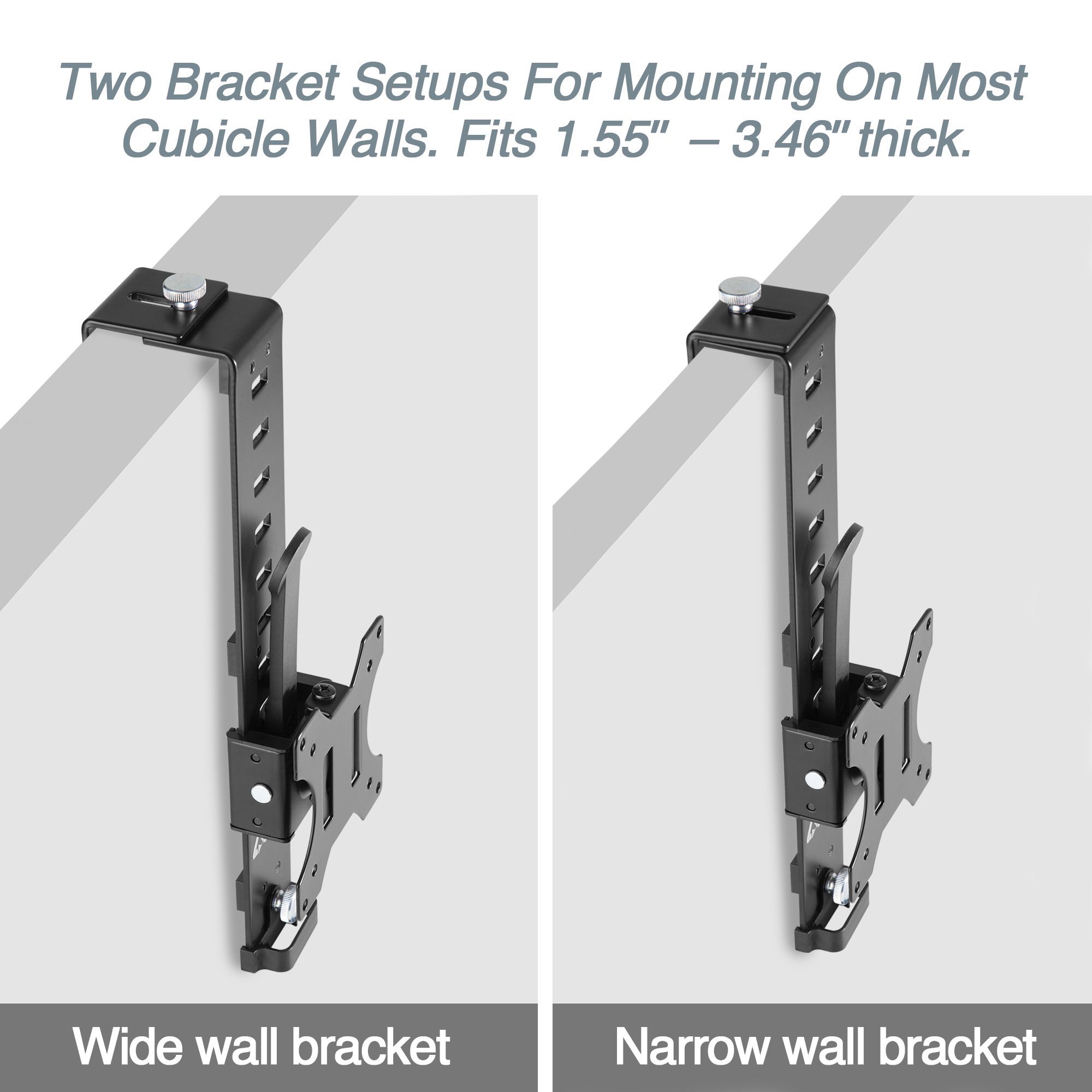 AVLT Office Cubicle VESA Monitor Mount Hanger for 17 to 32 Inch Screen