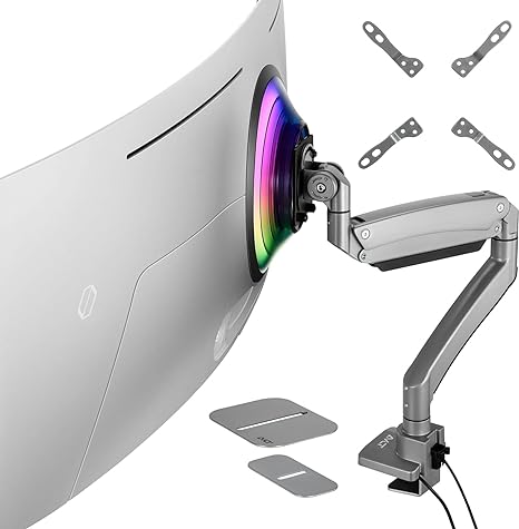 AVLT モニターアーム 1画面シングル 17-59インチ対応 USB-A・C Amazon.co.jp: AVLT モニターアーム シングル 17~49インチ対応