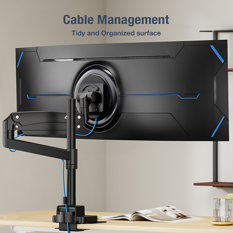 AVLT Single Monitor Desk Mount for 17